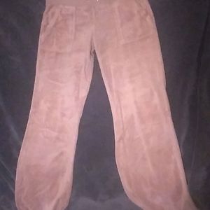Tan sweatpants from juicy couture size small